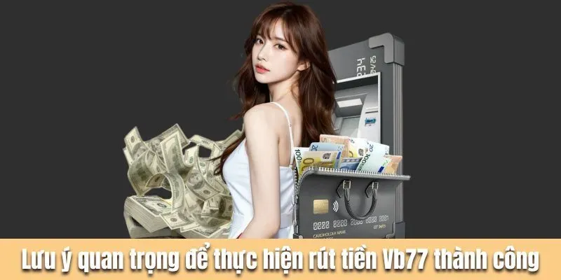 Hướng dẫn rút tiền tài khoản VB77 qua nhiều hình thức